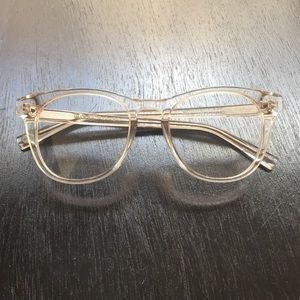 Warby Parker Bell frames in Lychee Crystal